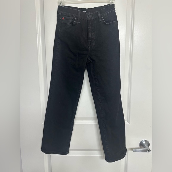 Hudson Jeans Other - Hudson Jeans Noa Stellar Black Straight Leg Denim Sz 25